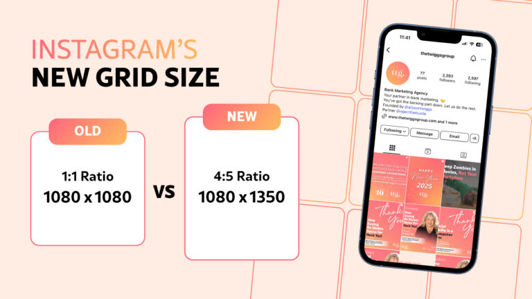 Instagram new grid size layout